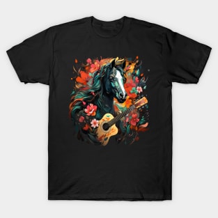 Horse Playing Guitar T-Shirt